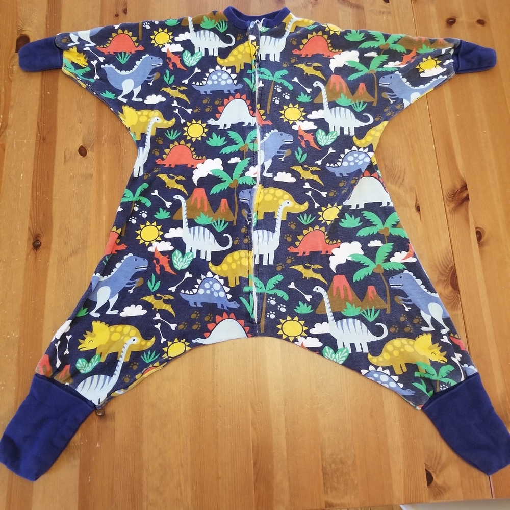 Zipadee Zip, Flying Squirrel, Dinosuar print, size 12-24 months